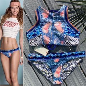 MAAJI Jellyfish Set - Funky Jellies High Neck Boho Bikini - XL/L